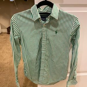 Ralph Lauren Sport Green Button Down